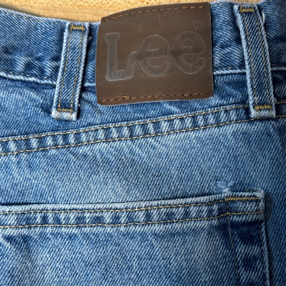 LEE Regular Fit Straight Leg Pepper Stone Wash Blue Jeans Size 34 x 34 - Picture 10 of 12